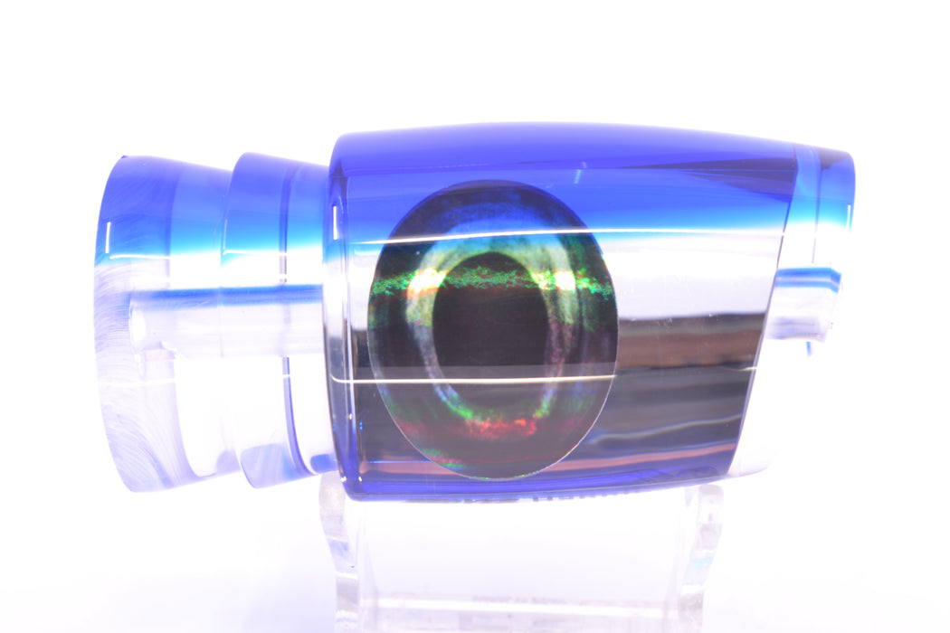 Moyes Lures Clear Mirrored Blue Back Taxi Eyes Hannibal 14" 6oz