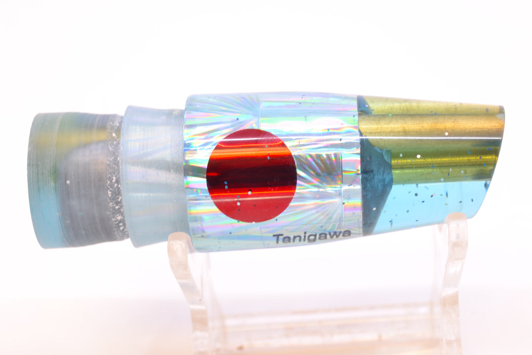 Tanigawa Lures Ice Blue Rainbow Starburst Red Eyes 2-Hole Slant 7" 5oz GZE