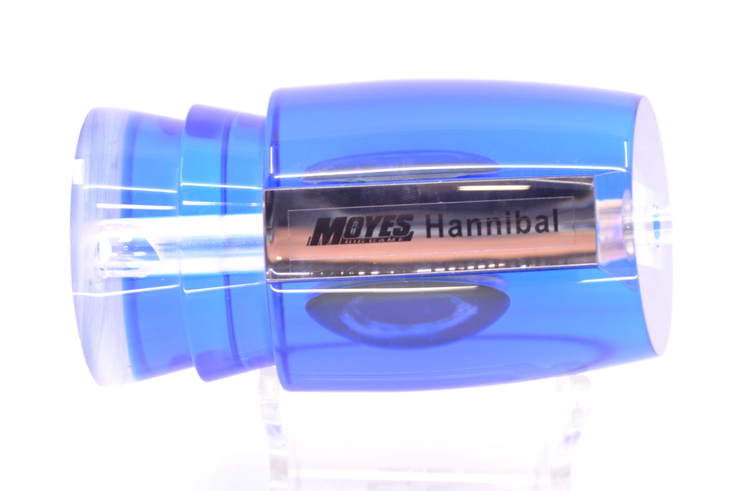 Moyes Lures Clear Mirrored Blue Back Taxi Eyes Hannibal 14" 6oz