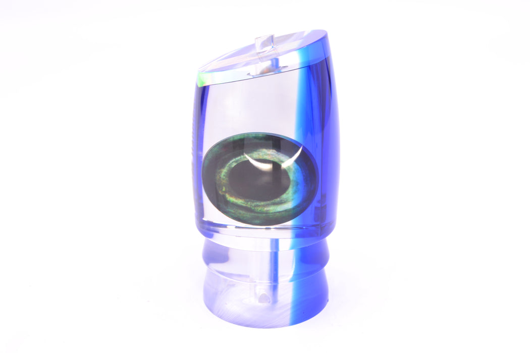 Moyes Lures Clear Mirrored Blue Back Taxi Eyes Hannibal 14" 6oz