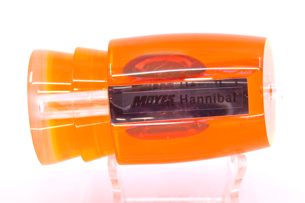 Moyes Lures Orange Dichro Orange Back Taxi Eyes Hannibal 14" 6oz