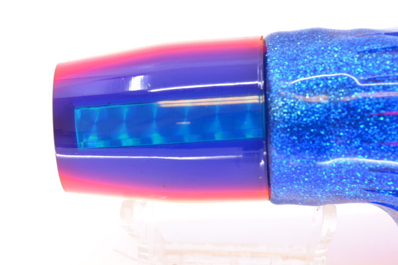 Yo-Zuri Lures RARE Silver Rainbow Blue-Pink Back OK Head 12" 8.3oz Skirted Blue-Silver