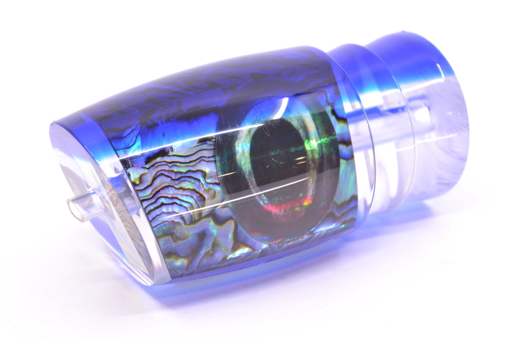 Moyes Lures Paua Shell Blue Back Taxi Eyes Hannibal 14" 6oz