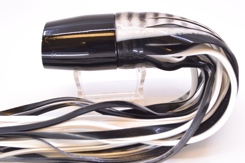Yo-Zuri Lures RARE Black OK Head 12" 8.3oz Skirted White Aurora-Black