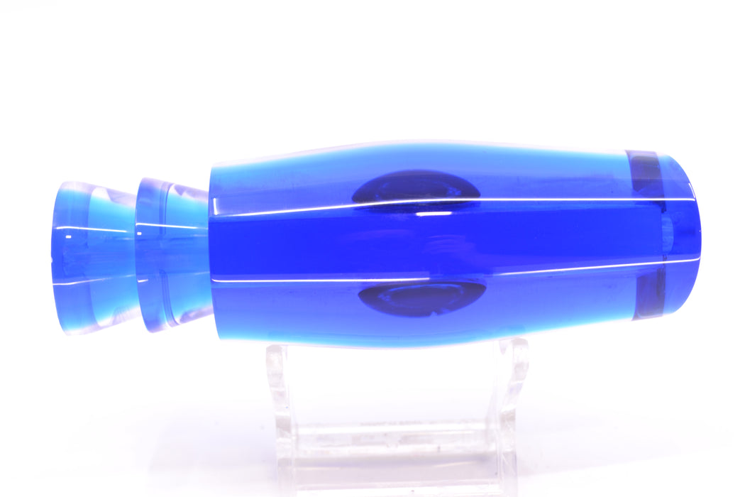 Moyes Lures Ice Blue-Pink Dichro Blue Back Taxi Eyes Medium Dark-N-Stormy 12" 5oz