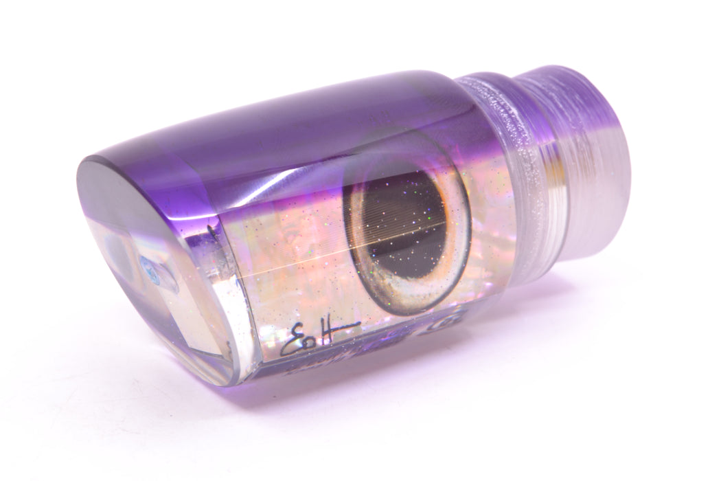 Marlin Magic Lures White Awabi Purple Back Taxi Eyes Henry 12" 8oz