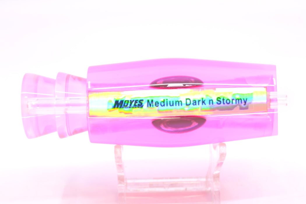 Moyes Lures Pink MOP Pink Back Taxi Eyes Medium Dark-N-Stormy 12" 5oz