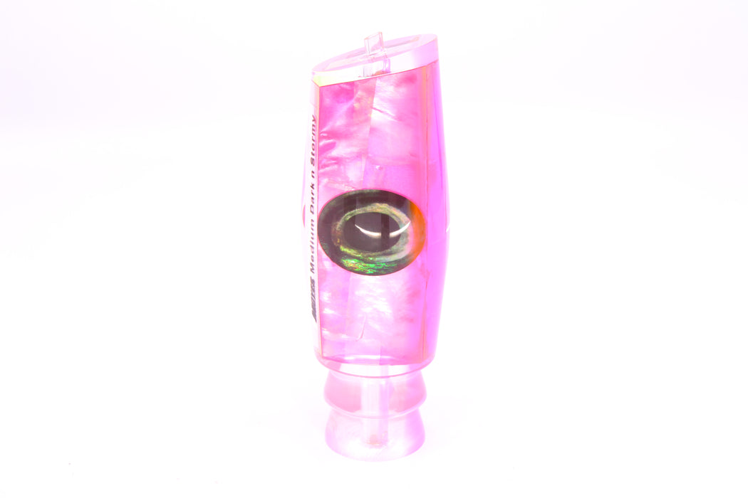 Moyes Lures Pink MOP Pink Back Taxi Eyes Medium Dark-N-Stormy 12" 5oz