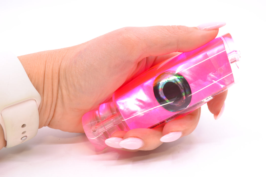 Moyes Lures Pink MOP Pink Back Taxi Eyes Medium Dark-N-Stormy 12" 5oz