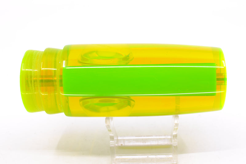 Koya Lures Lime Green Rainbow Doll Eyes Hard Head 14" 8.7oz