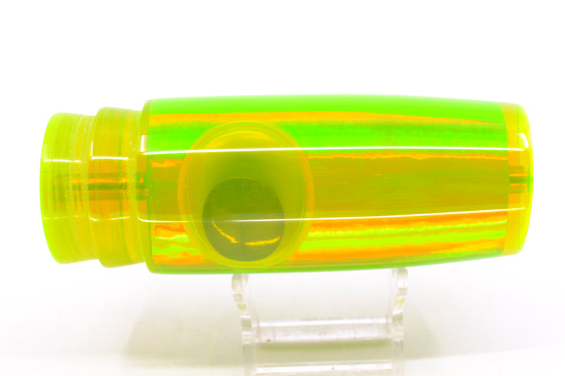 Koya Lures Lime Green Rainbow Doll Eyes Hard Head 14" 8.7oz