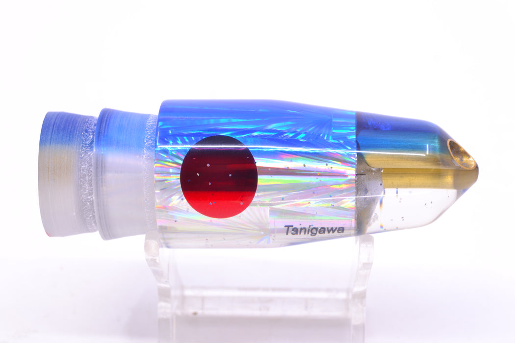 Tanigawa Lures Silver Rainbow Starburst Blue Back Red Eyes 2-Hole Bullet 9"+ 7.8oz GZE