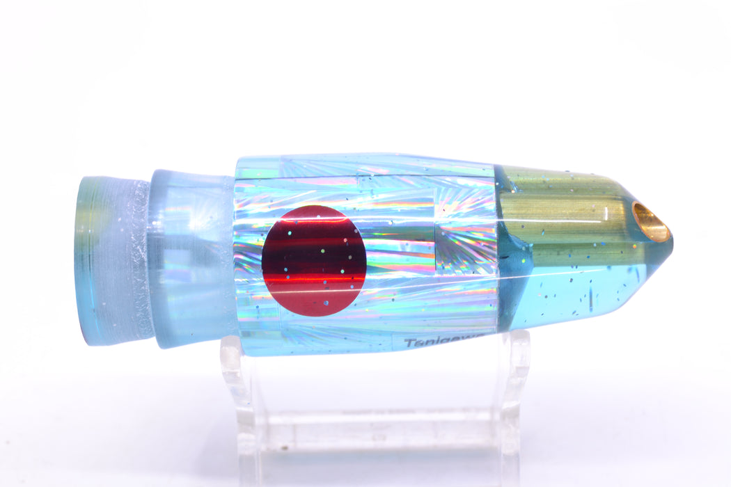 Tanigawa Lures Ice Blue Rainbow Starburst Red Eyes 2-Hole Bullet 9"+ 7.8oz GZE