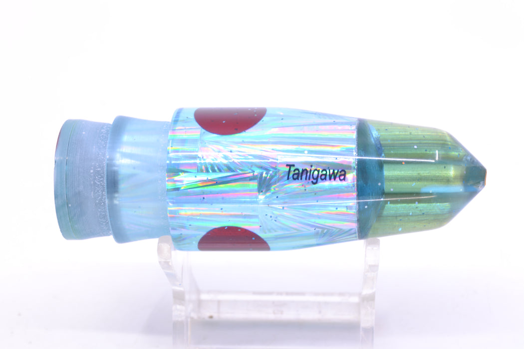 Tanigawa Lures Ice Blue Rainbow Starburst Red Eyes 2-Hole Bullet 9"+ 7.8oz GZE