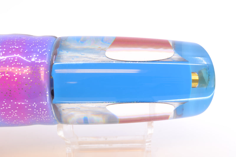 Koya Lures Ice Blue Awabi Red Eyes Straight Runner 12" 9.5oz Skirted Gay Bob