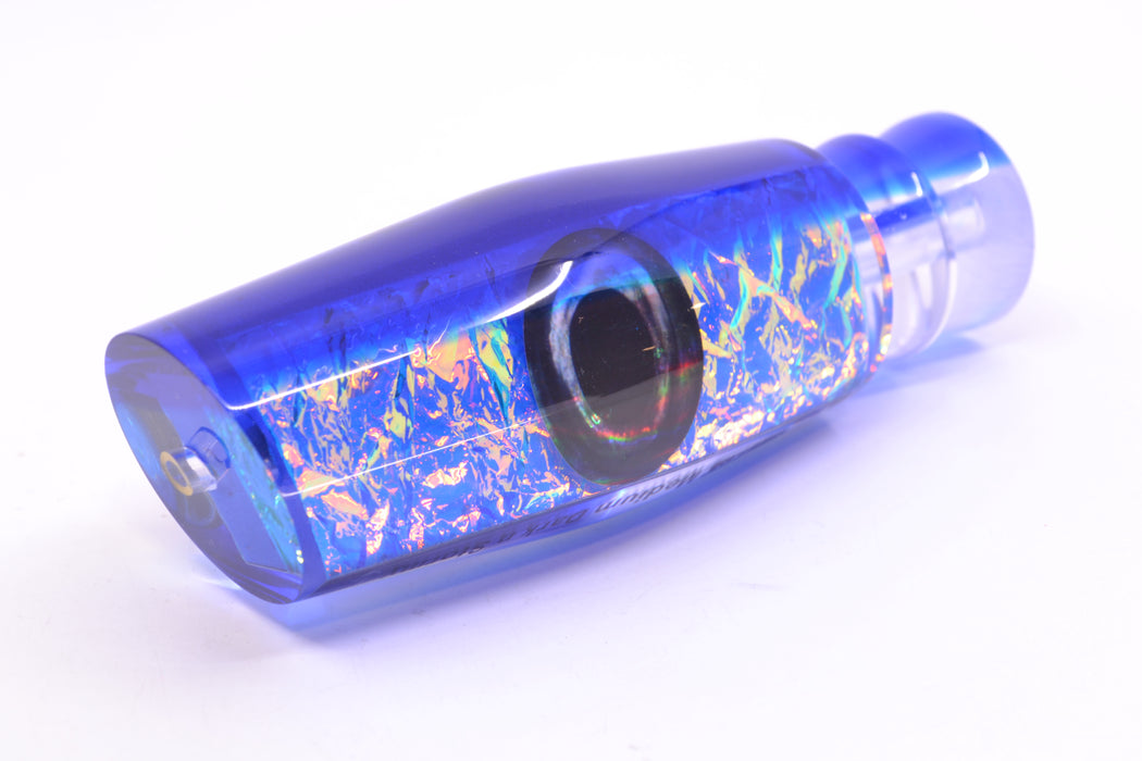 Moyes Lures Blue-Pink Dichro Blue Back Taxi Eyes Medium Dark-N-Stormy 12" 5oz