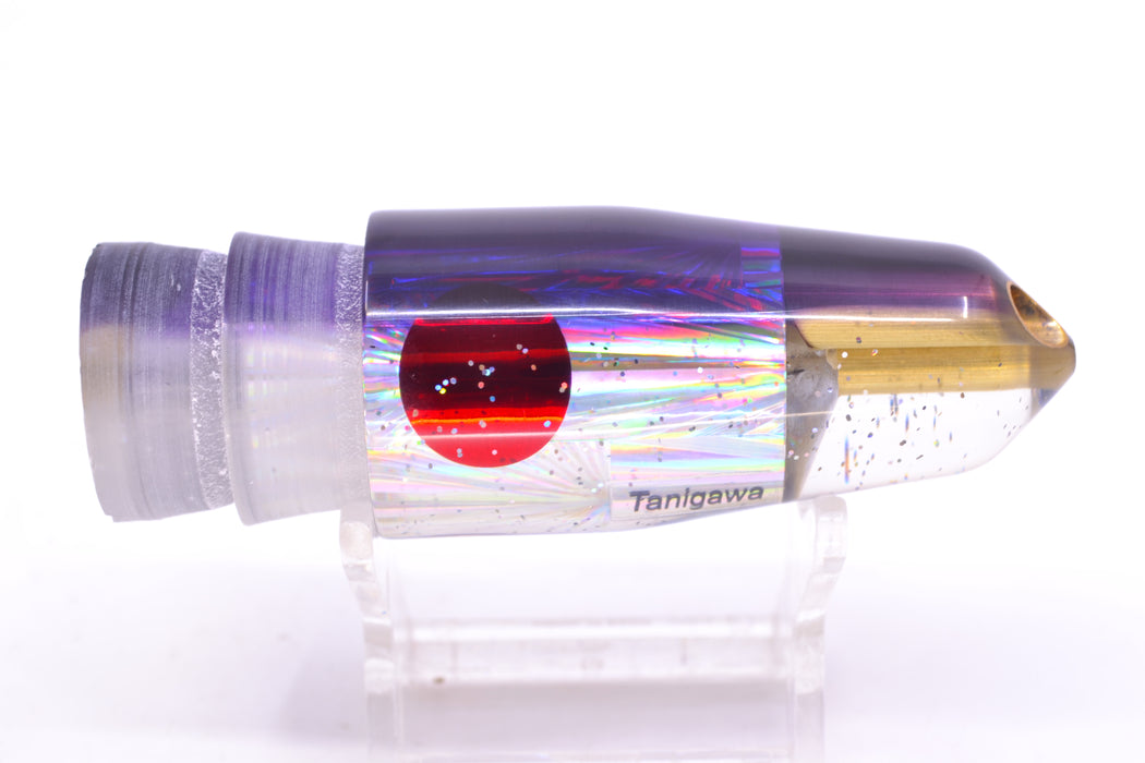 Tanigawa Lures Silver Rainbow Starburst Purple Back Red Eyes 2-Hole Bullet 9"+ 7.8oz GZE