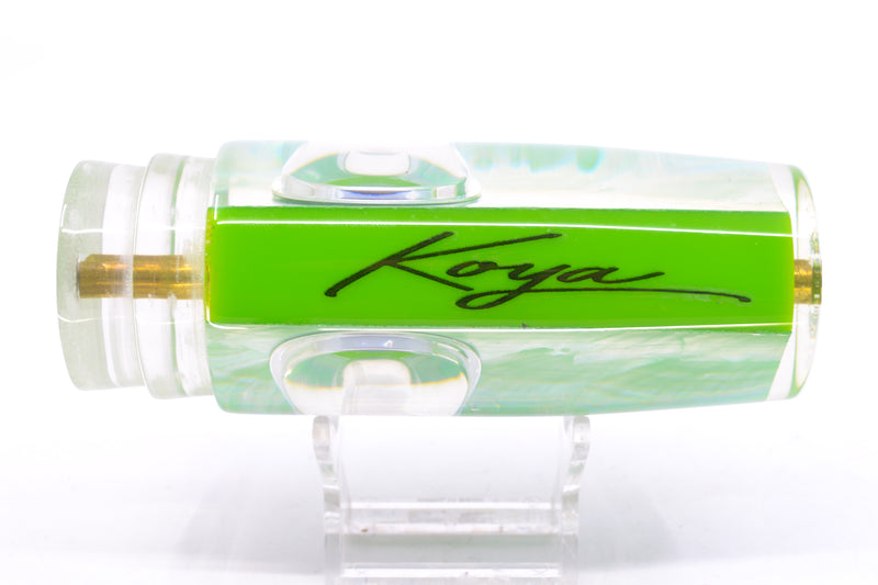 Koya Lures Green MOP Doll Eyes Hard Head 14" 8.7oz