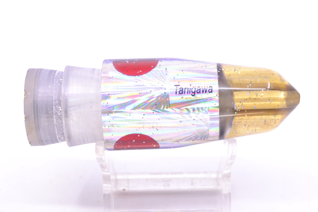 Tanigawa Lures Silver Rainbow Starburst Purple Back Red Eyes 2-Hole Bullet 9"+ 7.8oz GZE