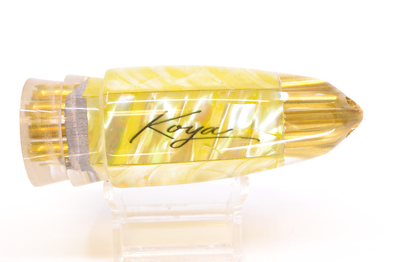 Koya Lures Yellow Ripple Shell 4-Hole AK Bullet 12" 10.7oz