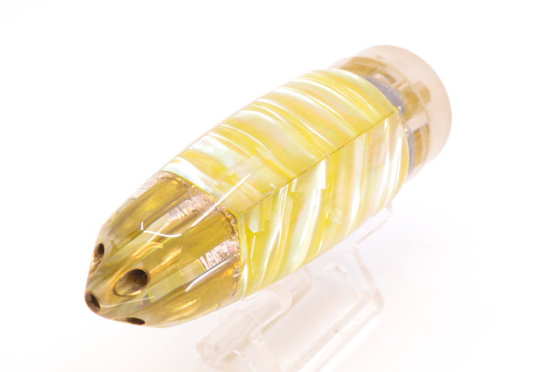 Koya Lures Yellow Ripple Shell 4-Hole AK Bullet 12" 10.7oz