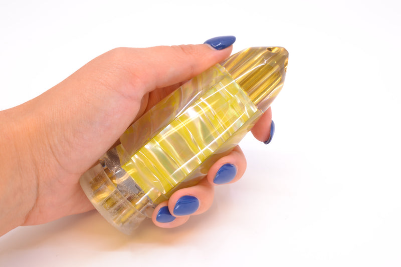 Koya Lures Yellow Ripple Shell 4-Hole AK Bullet 12" 10.7oz