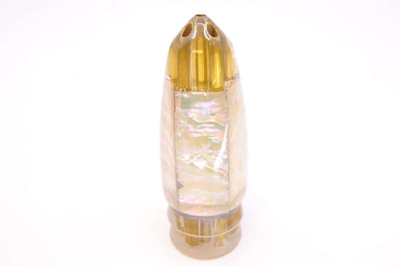 Koya Lures White Awabi 4-Hole AK Bullet 12" 10.7oz