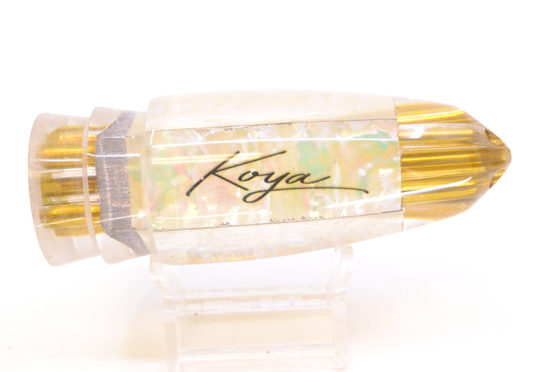 Koya Lures White Awabi 4-Hole AK Bullet 12" 10.7oz