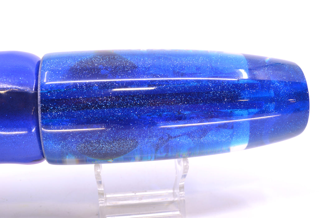 Coggin Lures Blue Cracked Glass Blue Back 70's Tado Swimmer 16" 19oz FT Vinyl Blue Dream