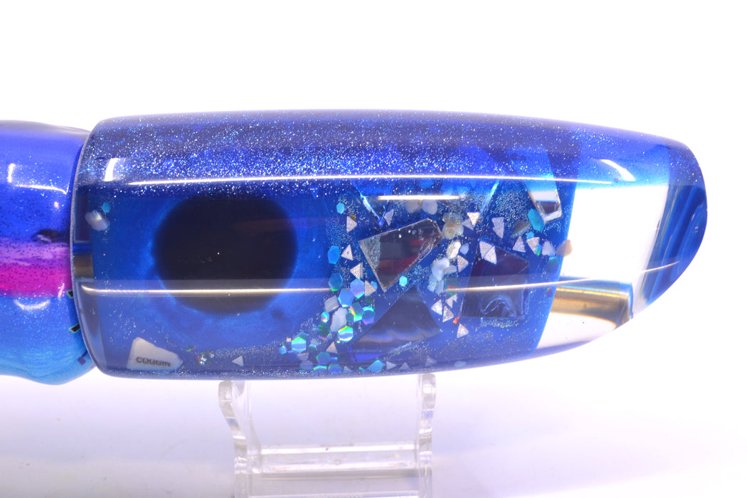 Coggin Lures Blue Cracked Glass Blue Back 70's Tado Swimmer 16