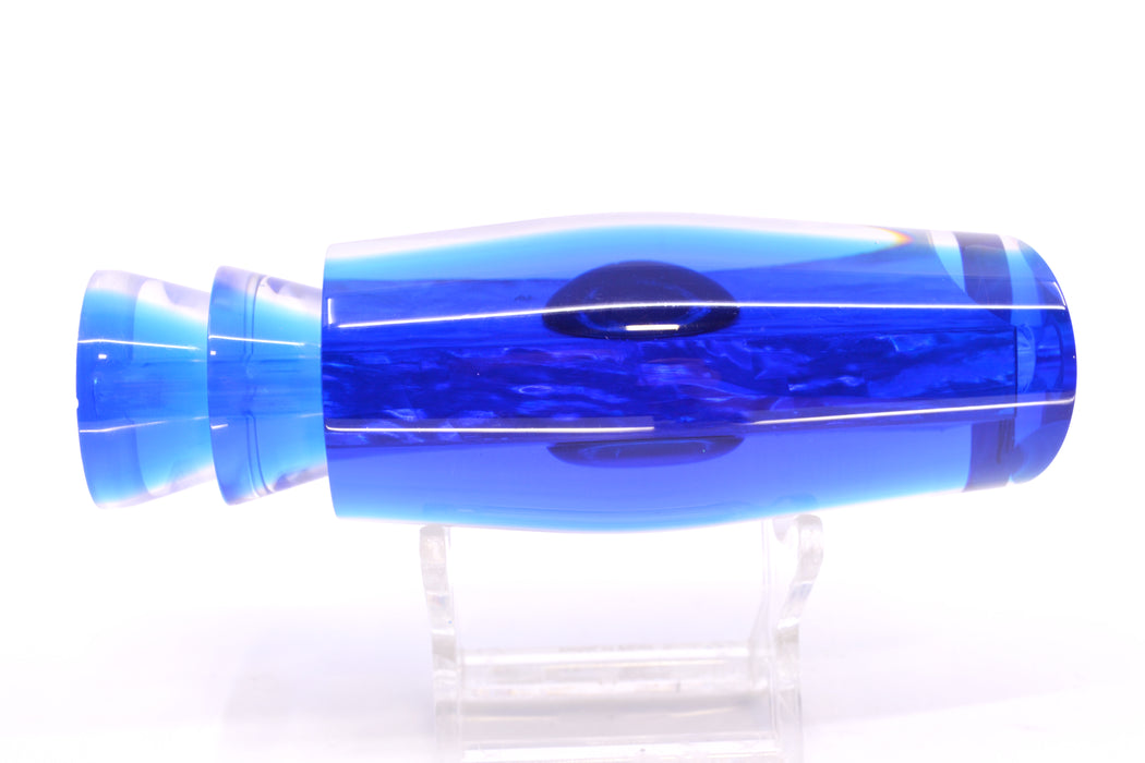 Moyes Lures Ice Blue Awabi Blue Back Taxi Eyes Medium Dark-N-Stormy 12" 5oz