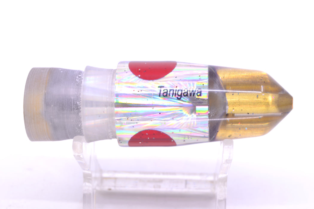 Tanigawa Lures Silver Rainbow Starburst Purple Back Red Eyes 2-Hole Bullet 7" 5oz