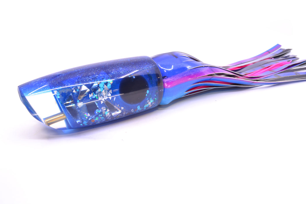 Coggin Lures Blue Cracked Glass Blue Back 70's Tado Swimmer 16" 19oz FT Vinyl Blue Dream