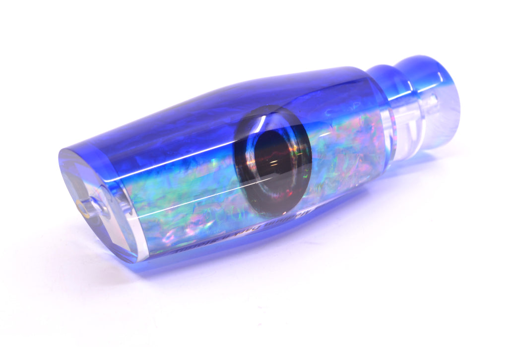 Moyes Lures Ice Blue Awabi Blue Back Taxi Eyes Medium Dark-N-Stormy 12" 5oz