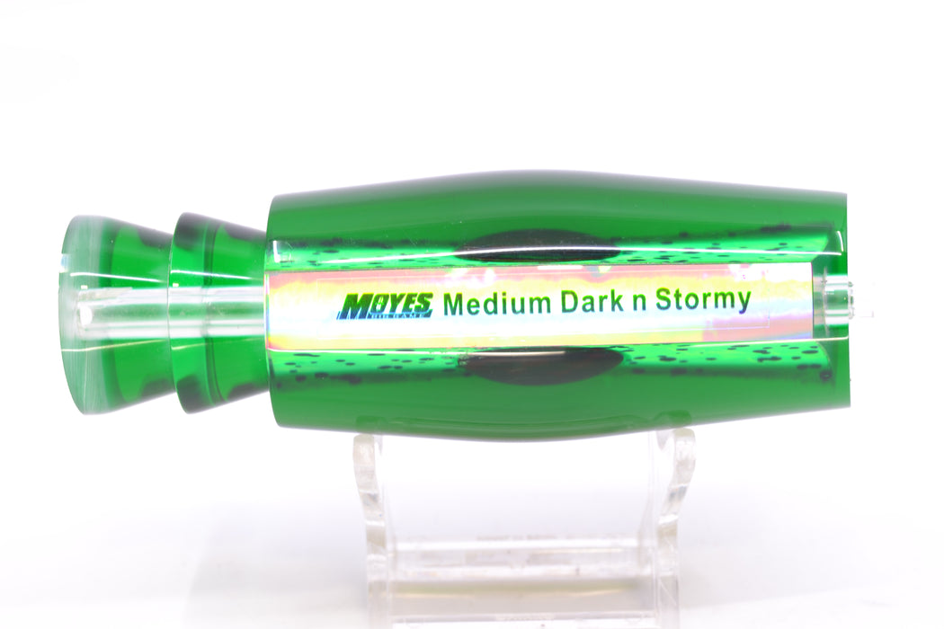 Moyes Lures Mahi MOP Green Back Red Eyes Medium Dark-N-Stormy 12" 5oz