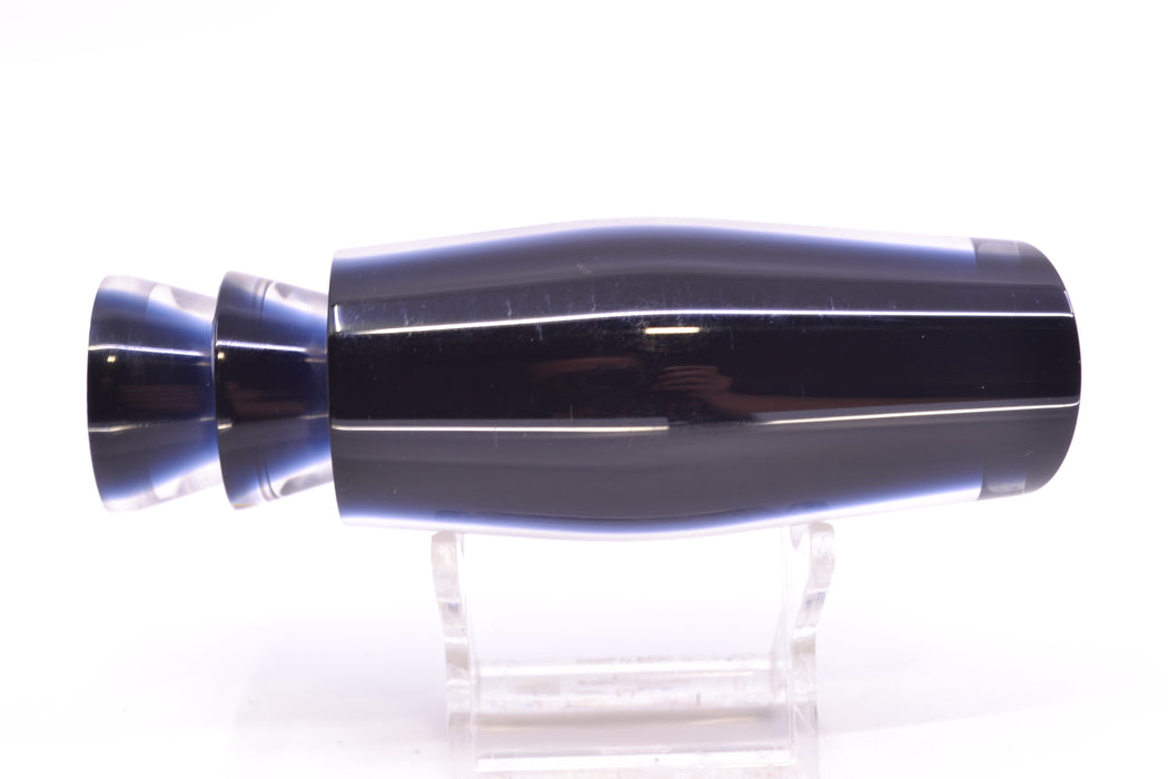 Moyes Lures Black Death Black Pearl Black Back Taxi Eyes Medium Dark-N-Stormy 12" 5oz