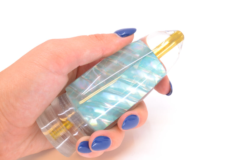 Koya Lures Ice Blue Ripple Shell AK Bullet 12" 12.5oz
