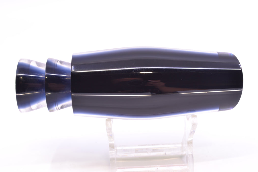 Moyes Lures Purple-Orange Dichro Black Back Taxi Eyes Medium Dark-N-Stormy 12" 5oz