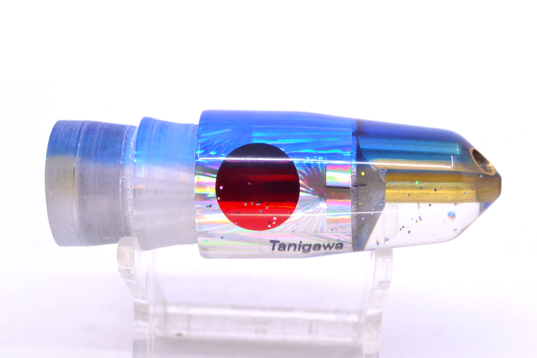 Tanigawa Lures Silver Rainbow Starburst Blue Back Red Eyes 2-Hole Bullet 7" 5oz