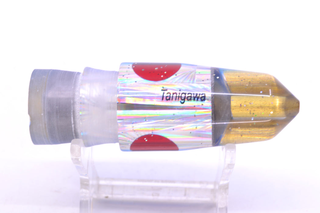 Tanigawa Lures Silver Rainbow Starburst Blue Back Red Eyes 2-Hole Bullet 7" 5oz
