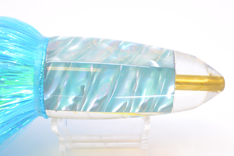 Koya Lures Ice Blue Ripple Shell AK Bullet 12" 14.5oz EZ Flash Ice Blue/Pink