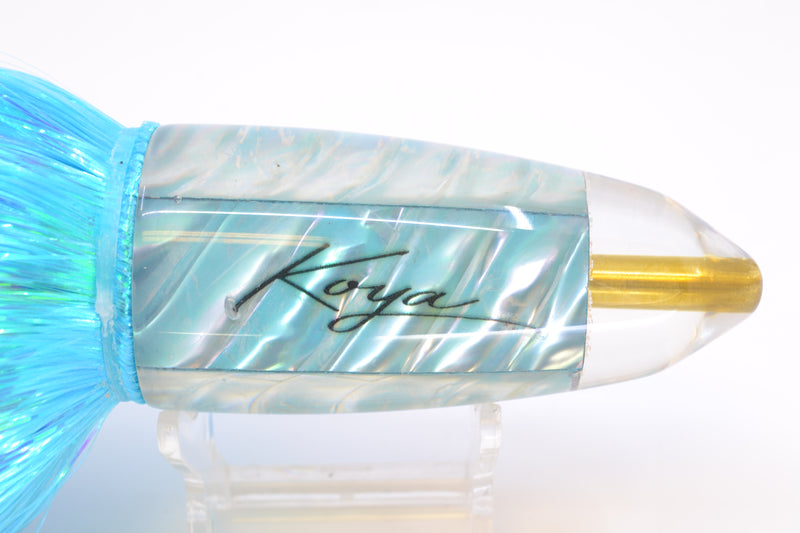 Koya Lures Ice Blue Ripple Shell AK Bullet 12" 14.5oz EZ Flash Ice Blue/Pink