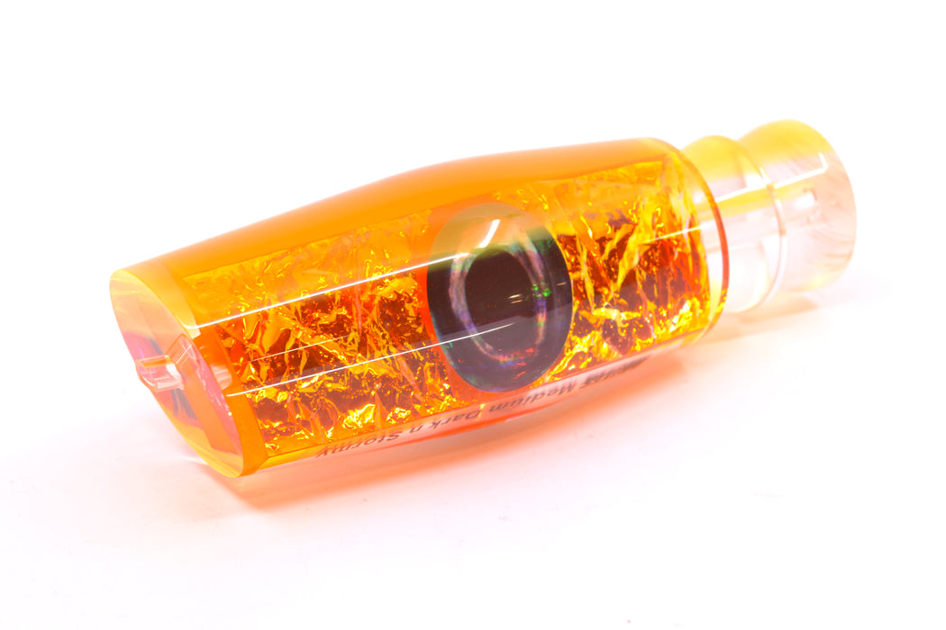 Moyes Lures Orange Dichro Orange Back Taxi Eyes Medium Dark-N-Stormy 12" 5oz