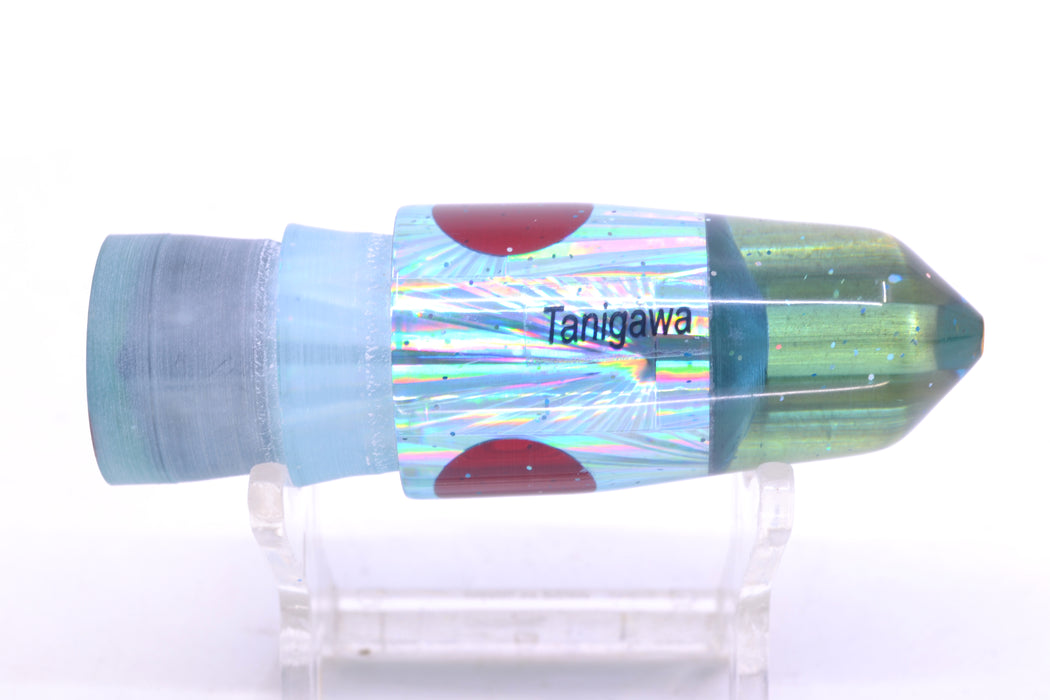 Tanigawa Lures Ice Blue Rainbow Starburst Red Eyes 2-Hole Bullet 7" 5oz