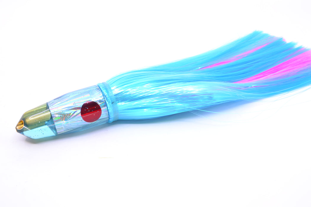 Tanigawa Lures Ice Blue Starburst Red Eyes 2-Hole Bullet 9"+ 8.5oz Strobez Ice Blue/Pink GZE