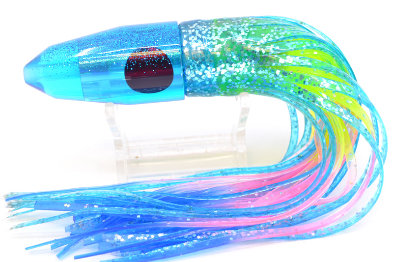 TANTRUM Lures Ice Blue Rainbow Ice Blue Back Small Bullet 7" 4oz Skirted Ice Blue/Rainbow