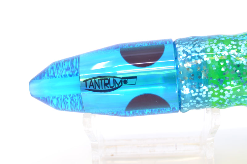 TANTRUM Lures Ice Blue Rainbow Ice Blue Back Small Bullet 7" 4oz Skirted Ice Blue/Rainbow