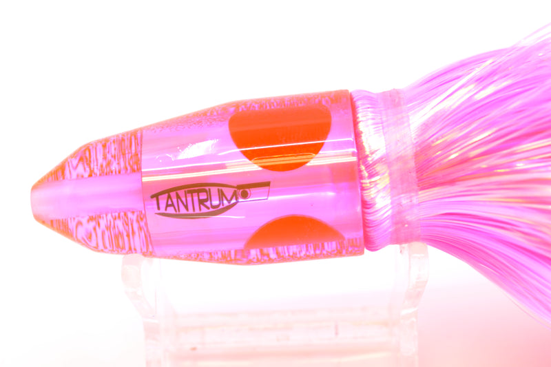 TANTRUM Lures Pink Rainbow Red Back Small Bullet 7" 4oz Strobez Pink/Orange