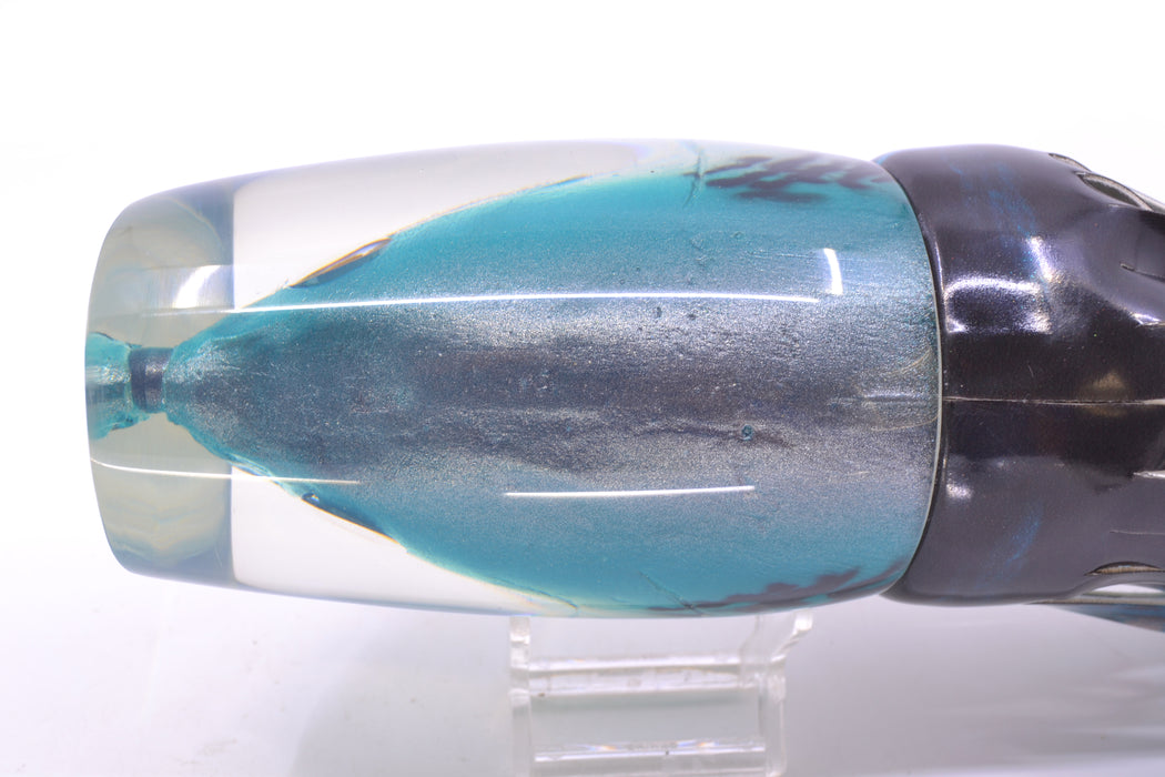 Ali'i Kai Lures Bonito XXL Kill Switch Teaser 25oz Fire Tailz Vinyl Blue Drip GZE