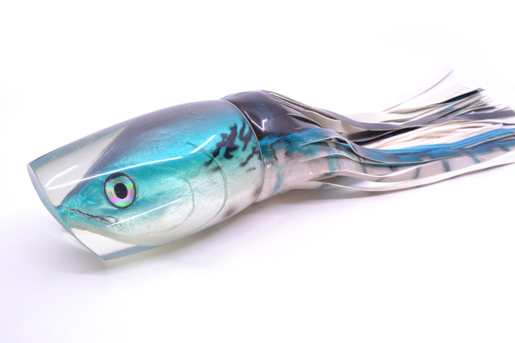Ali'i Kai Lures Bonito XXL Kill Switch Teaser 25oz Fire Tailz Vinyl Blue Drip GZE